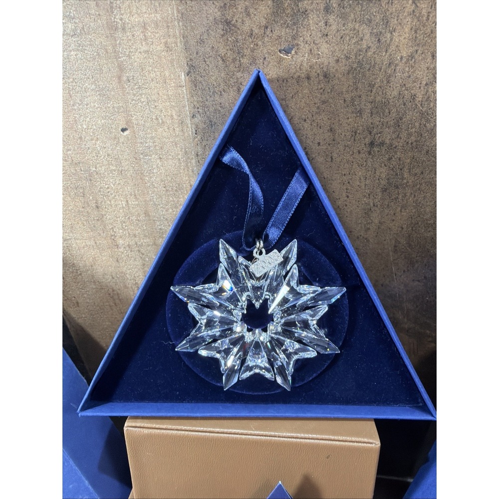 Swarovski 2003 Annual Edition Christmas Ornament Snowflake Star 622498 COA Vtg
